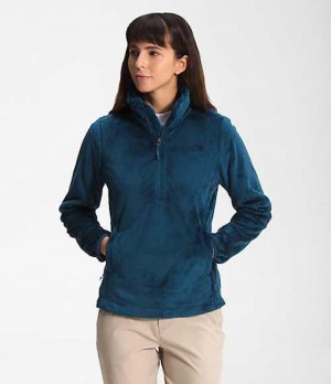 Flísové Bundy The North Face Osito Damske Modre | 5476829-VL