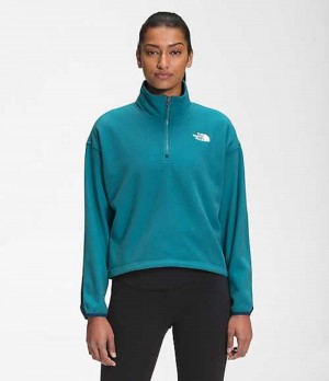 Flísové Bundy The North Face TKA Kataka Damske Modre | 6394710-VZ