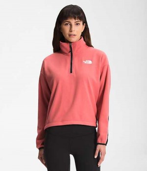 Flísové Bundy The North Face TKA Kataka Damske Ruzove | 7308925-WN