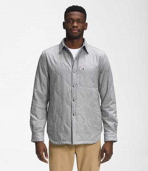 Kosele The North Face Prešívané Overshirt Panske Siva | 3758962-RS