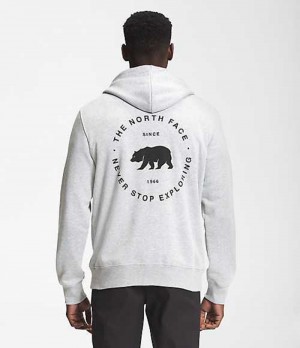 Mikina s Kapucnou The North Face Bear NSE Panske Svetlo Siva | 4287016-WT