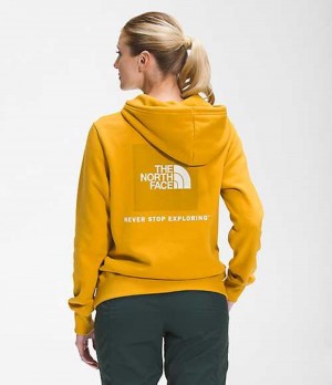 Mikina s Kapucnou The North Face Box NSE Damske Žlté | 2397560-CI