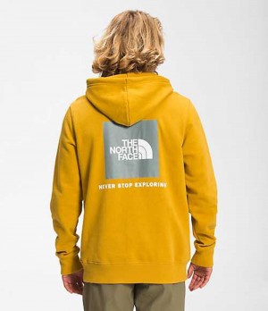 Mikina s Kapucnou The North Face Box NSE Panske Žlté | 7925463-VL