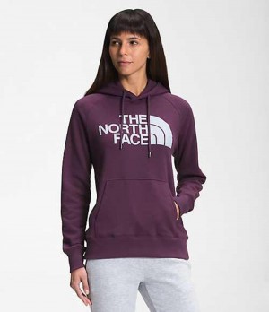 Mikina s Kapucnou The North Face Half Dome Damske Bordove | 0734629-FS