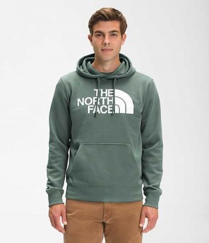 Mikina s Kapucnou The North Face Half Dome Panske Zelene | 7890314-TL