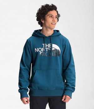 Mikina s Kapucnou The North Face Logo Play Panske Modre | 1257649-XQ