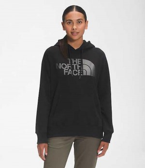 Mikina s Kapucnou The North Face Luxe Damske Čierne Siva | 0782536-FA