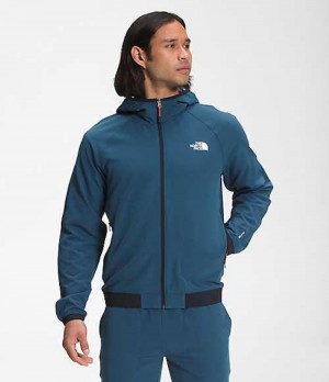 Mikina s Kapucnou The North Face Tekware® Panske Modre | 3504769-GN