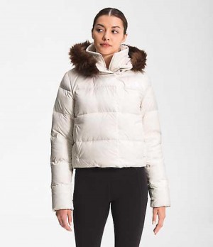 Paperova Bunda The North Face New Dealio Damske Biele | 9815064-OQ