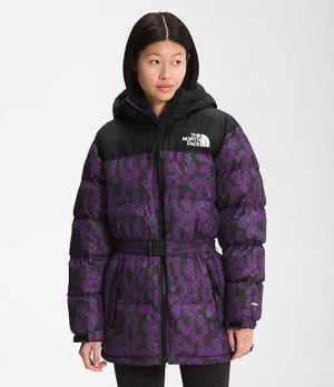 Paperova Bunda The North Face Nuptse Damske Nachový Čierne | 5814239-NX