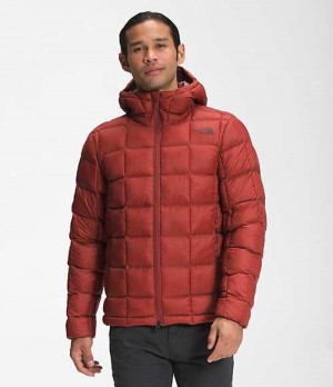 Paperova Bunda The North Face ThermoBall™ Super Panske Červené | 7015943-VU