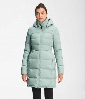 Parka The North Face Metropolis Damske Zelene | 6425390-KA