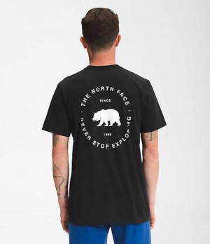 Tricko The North Face Bear NSE Panske Čierne | 1408937-BD