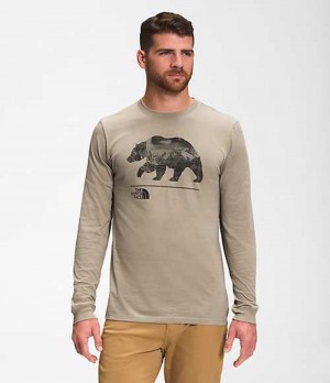 Tricko The North Face Bearscape Panske Siva | 4102596-ML