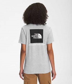 Tricko The North Face Box NSE Damske Svetlo Siva | 3456091-BR