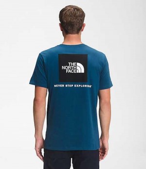 Tricko The North Face Box NSE Panske Modre Čierne | 9347021-XW