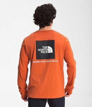 Tricko The North Face Box NSE Panske Červené | 5937842-XL