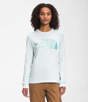 Tricko The North Face Half Dome Damske Modre | 3205718-YZ