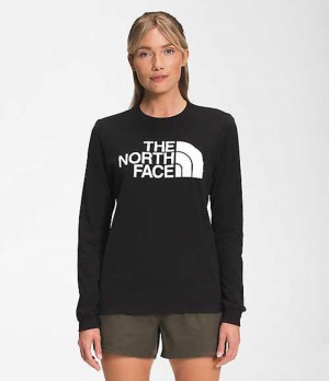 Tricko The North Face Half Dome Damske Čierne | 9065437-ES