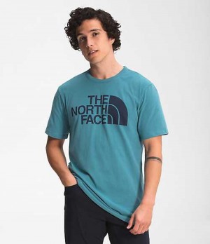 Tricko The North Face Half Dome Panske Modre | 0598326-NW