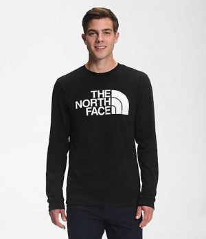 Tricko The North Face Half Dome Panske Čierne Biele | 3024678-ER