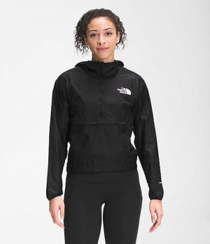 Vetrovka The North Face Windy Peak Anorak Damske Čierne | 5641083-VX