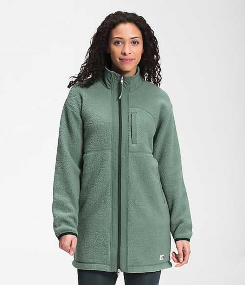 Flísové Bundy The North Face Cragmont Damske Zelene | 8932641-WG