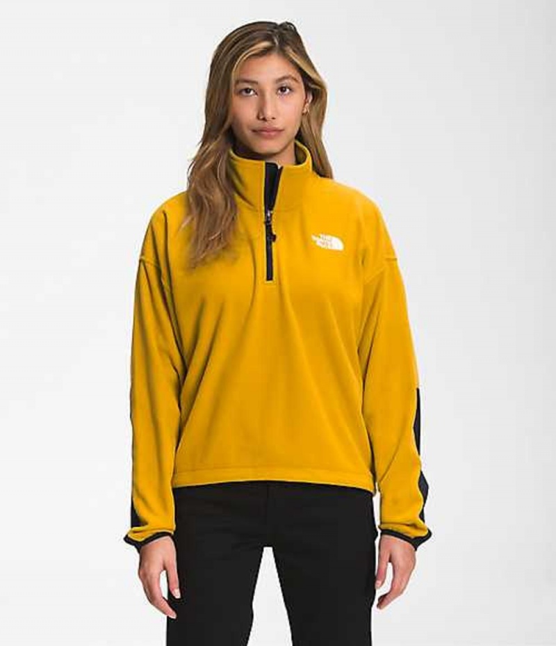 Flísové Bundy The North Face TKA Kataka Damske Žlté | 4927185-LQ