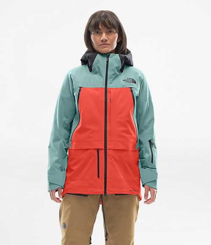 Lyžovanie The North Face A-CAD Damske Zelene Oranžové Čierne | 0165932-TP