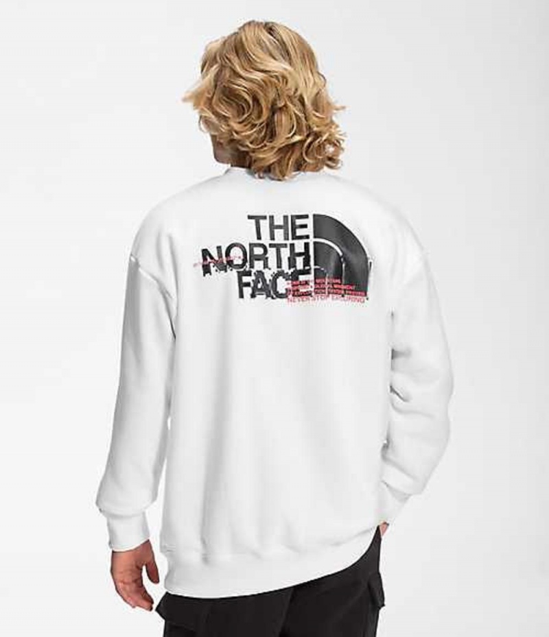 Mikina The North Face Coordinates Panske Biele | 0573486-TB