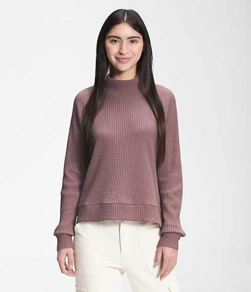 Mikina The North Face Mock Neck Damske Nachový | 1308725-GB