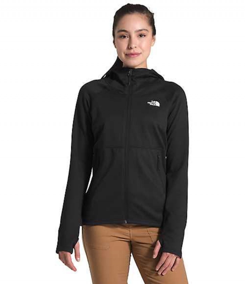 Mikina s Kapucnou The North Face Canyonlands Damske Čierne | 5732648-ZF