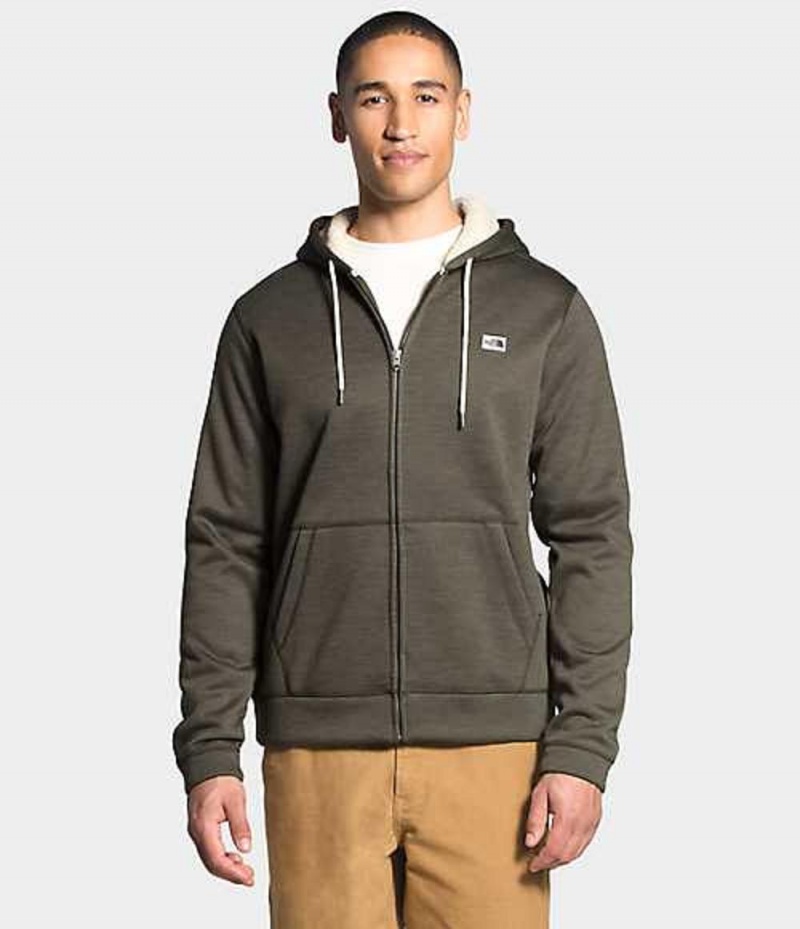 Mikina s Kapucnou The North Face Sherpa Patrol Panske Siva Hnede Zelene Biele | 6950423-ZN