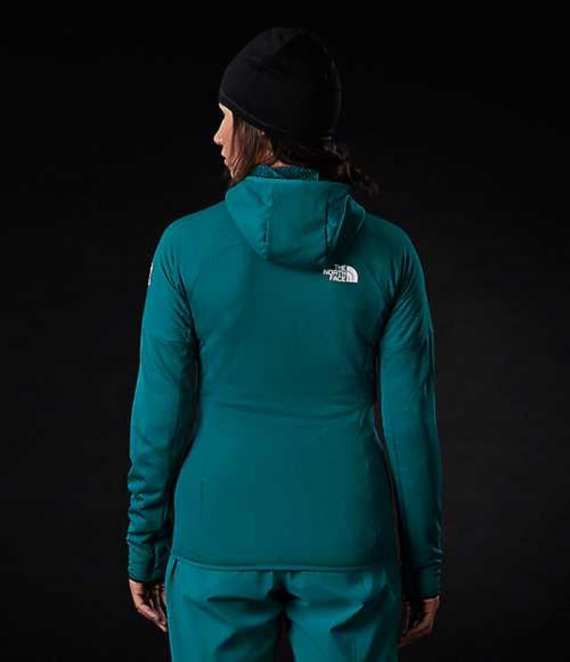 Mikina s Kapucnou The North Face Summit L2 FUTUREFLEECE™ Damske Tyrkysové | 3154872-WF