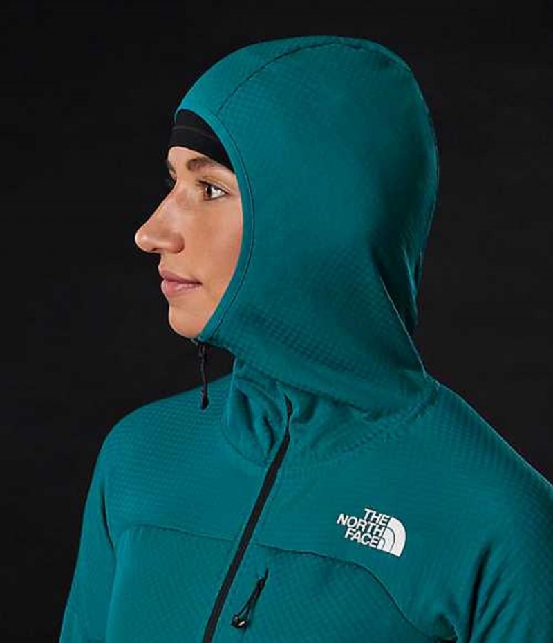 Mikina s Kapucnou The North Face Summit L2 FUTUREFLEECE™ Damske Tyrkysové | 3154872-WF