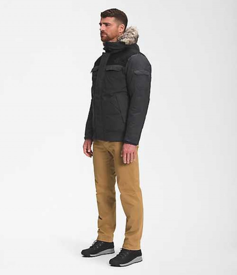 Paperova Bunda The North Face Gotham Panske Siva Čierne | 7246351-DZ