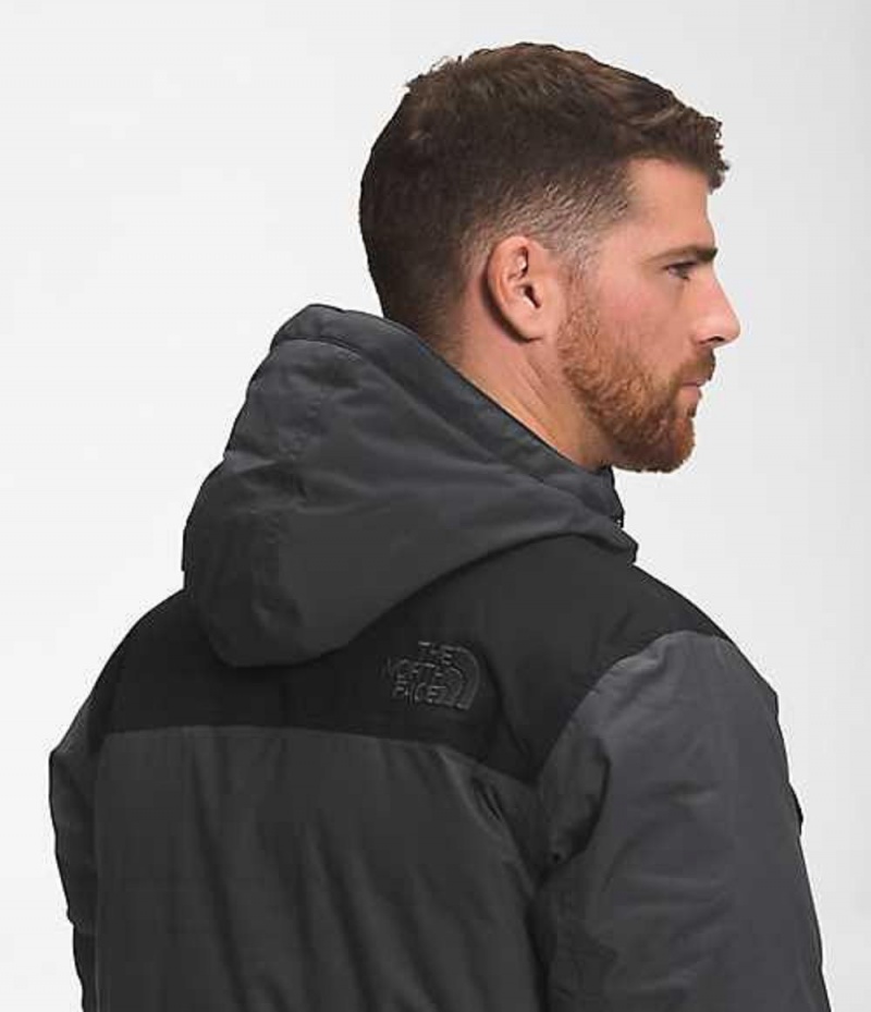 Paperova Bunda The North Face Gotham Panske Siva Čierne | 7246351-DZ