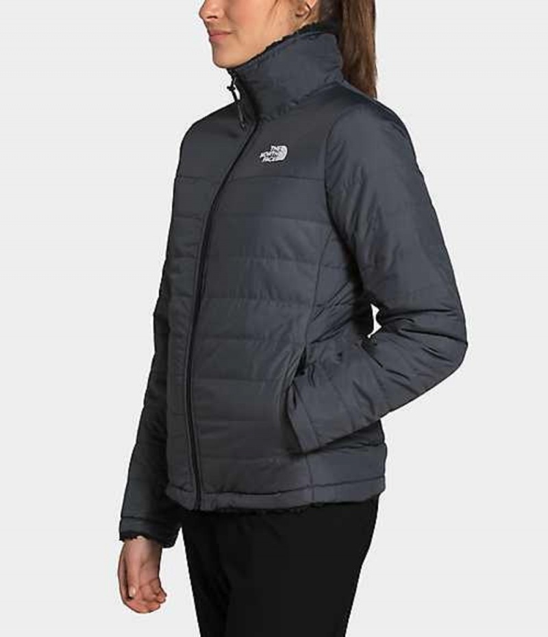 Paperova Bunda The North Face Mossbud Damske Siva Čierne | 6738509-EW