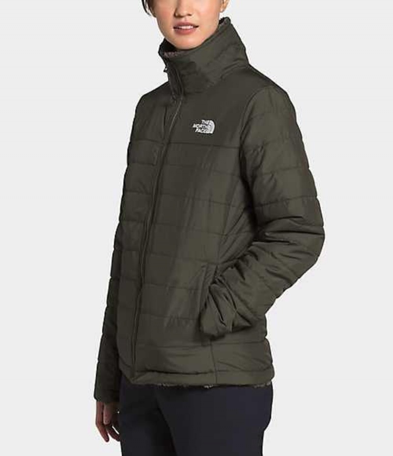 Paperova Bunda The North Face Mossbud Damske Siva Hnede Zelene | 7134629-GE