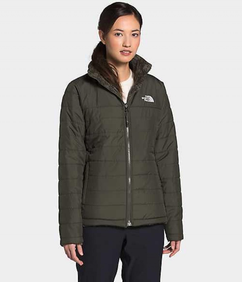 Paperova Bunda The North Face Mossbud Damske Siva Hnede Zelene | 7134629-GE