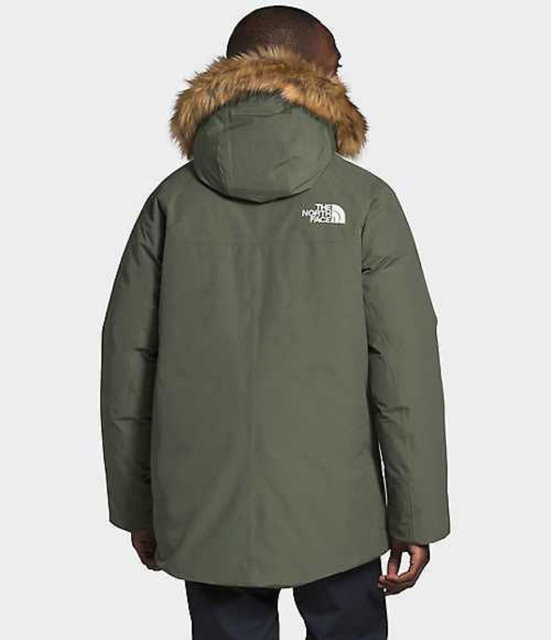 Paperova Bunda The North Face New Outerboroughs Panske Siva Hnede Zelene | 7681495-IE