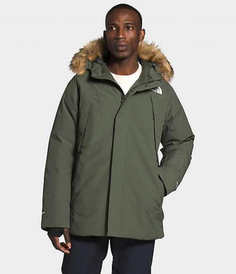 Paperova Bunda The North Face New Outerboroughs Panske Siva Hnede Zelene | 7681495-IE