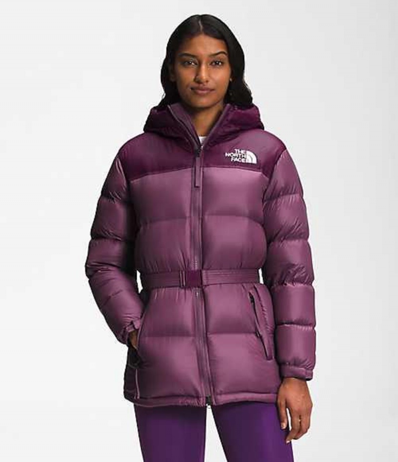 Paperova Bunda The North Face Nuptse Damske Nachový Bordove | 9748025-QI