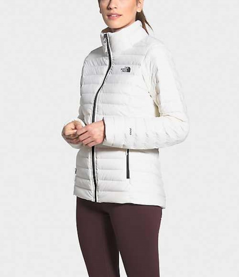 Paperova Bunda The North Face Stretch Damske Biele | 8139670-FA