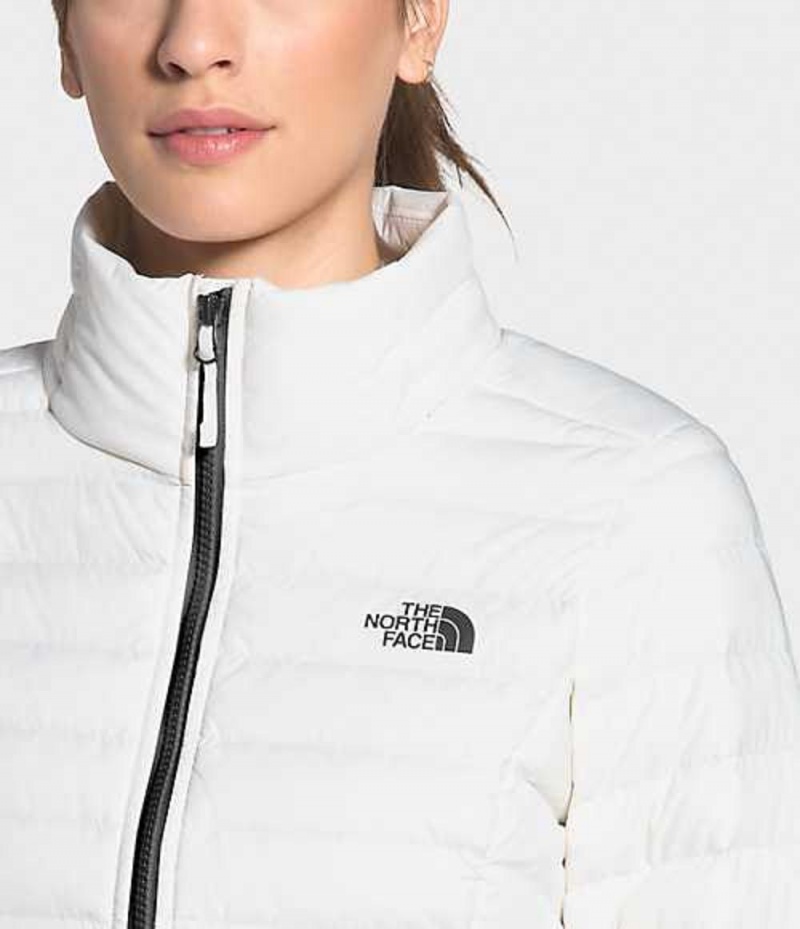 Paperova Bunda The North Face Stretch Damske Biele | 8139670-FA