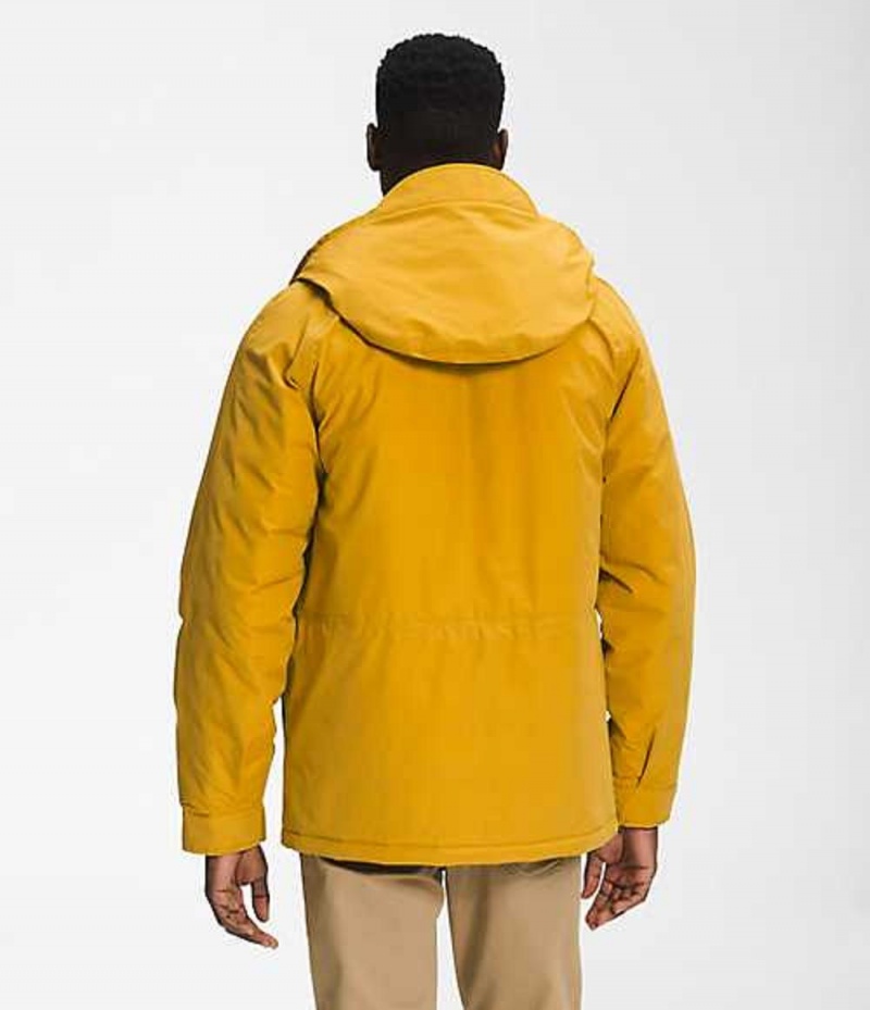 Paperova Bunda The North Face ThermoBall™ DryVent™ Panske Žlté Hnede | 2934170-KJ