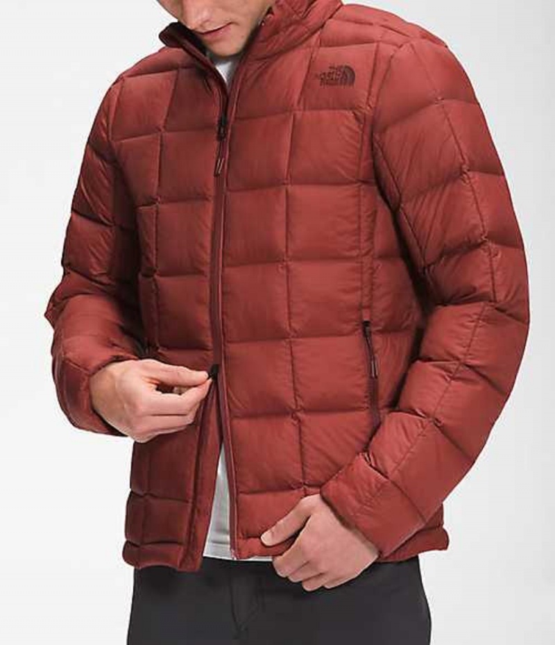 Paperova Bunda The North Face ThermoBall™ Super Panske Červené | 1843697-EJ