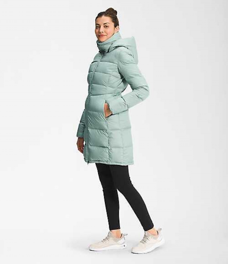 Parka The North Face Metropolis Damske Zelene | 6425390-KA