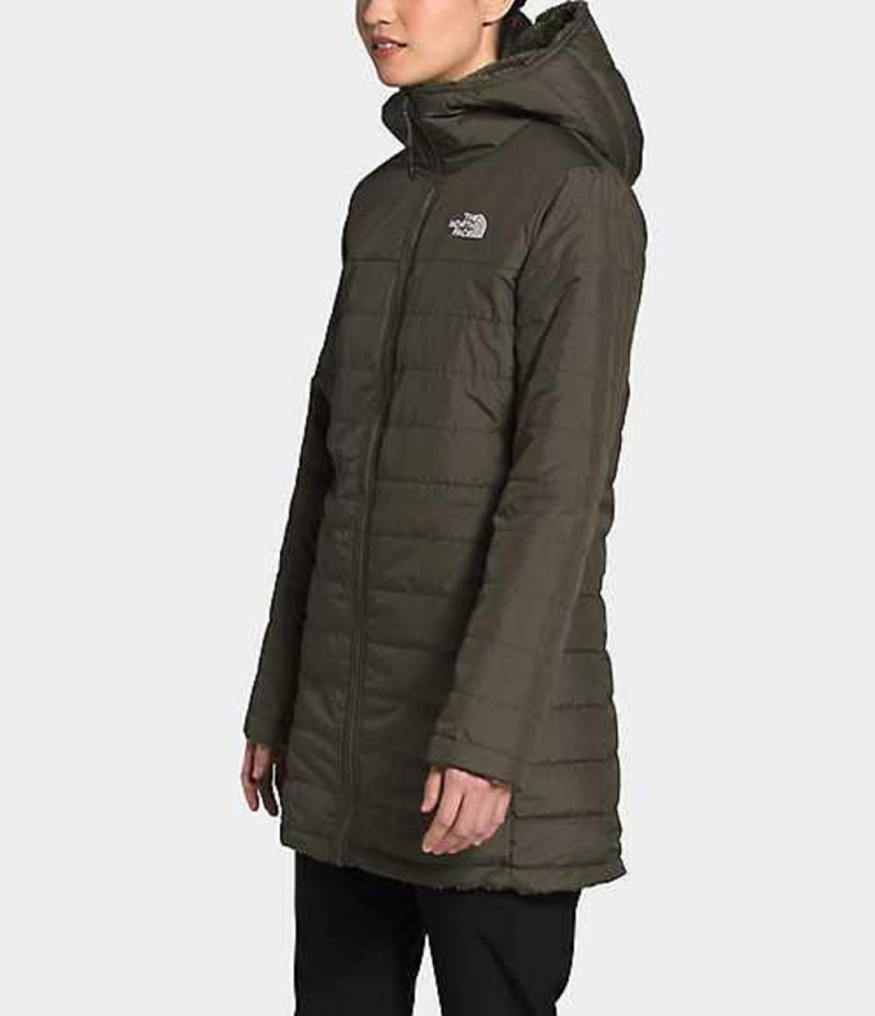 Parka The North Face Mossbud Damske Siva Hnede Zelene | 0493852-CU