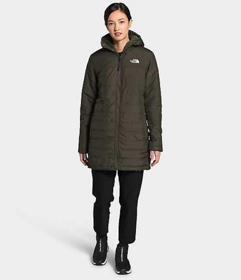 Parka The North Face Mossbud Damske Siva Hnede Zelene | 0493852-CU